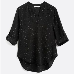 Lush Polka Dot Blouse